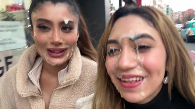 Прогулочки по мегаполису со спермой на лице